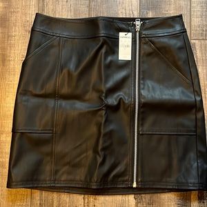 Express Leather Skirt